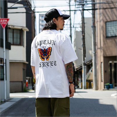 画像3: CAPTAIN STREET Butterfly Tシャツ WHITE キャプテンストリート