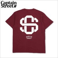 CAPTAIN STREET eighty Tシャツ BURGUNDY キャプテンストリート