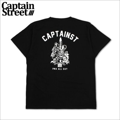 画像1: CAPTAIN STREET SxT Tシャツ BLACK キャプテンストリート