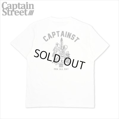 画像1: 【20％OFF】CAPTAIN STREET SxT Tシャツ WHITE キャプテンストリート