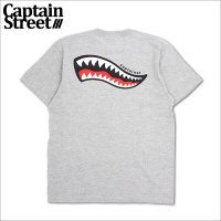 CAPTAIN STREET Shark Mouth Tシャツ GRAY キャプテンストリート