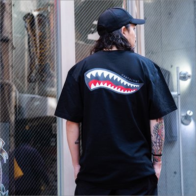 画像3: CAPTAIN STREET Shark Mouth Tシャツ BLACK キャプテンストリート