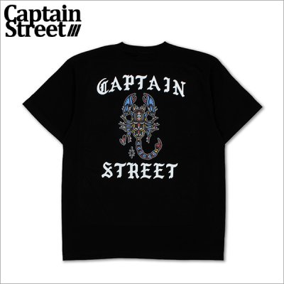 画像1: CAPTAIN STREET Scorpion Tシャツ BLACK キャプテンストリート