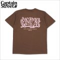 CAPTAIN STREET Blood Tシャツ BROWN キャプテンストリート