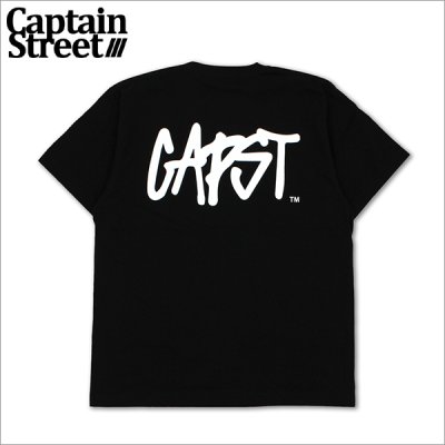 画像1: CAPTAIN STREET CAPST Logo Tシャツ BLACK キャプテンストリート