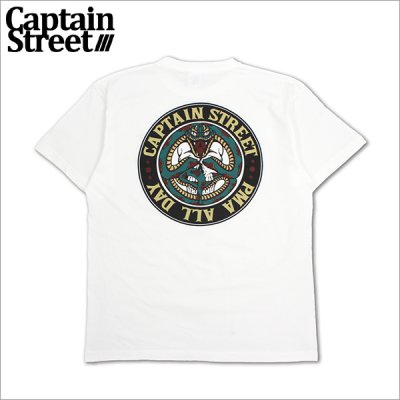 画像1: CAPTAIN STREET Snake Tシャツ WHITE キャプテンストリート