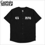 【送料無料】CAPTAIN STREET CSMFG ベースボールシャツ BLACK キャプテンストリート