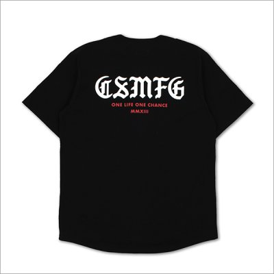 画像2: 【送料無料】CAPTAIN STREET CSMFG ベースボールシャツ BLACK キャプテンストリート