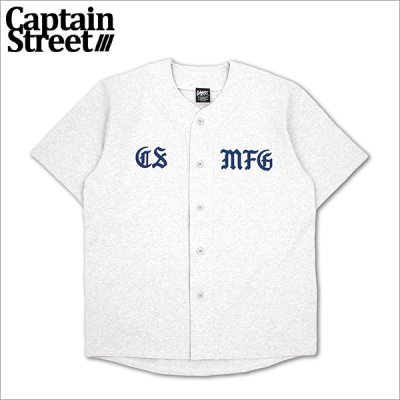画像1: 【送料無料】CAPTAIN STREET CSMFG ベースボールシャツ ASH キャプテンストリート