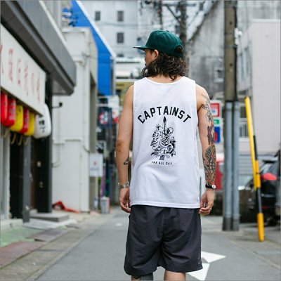 画像4: CAPTAIN STREET SxT タンクトップ WHITE キャプテンストリート