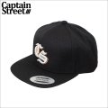 CAPTAIN STREET Old CS スナップバックキャップ BLACK キャプテンストリート