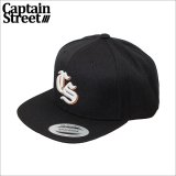 CAPTAIN STREET Old CS スナップバックキャップ BLACK キャプテンストリート