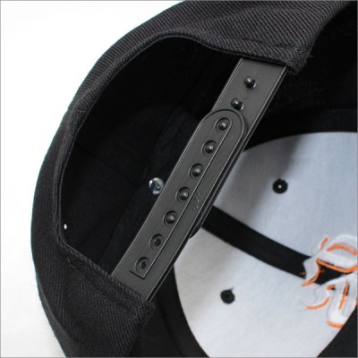 画像4: CAPTAIN STREET Old CS スナップバックキャップ BLACK キャプテンストリート