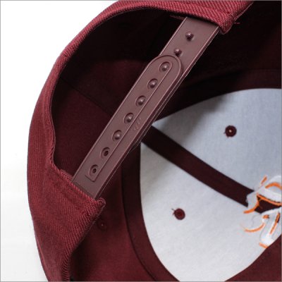 画像4: CAPTAIN STREET Old CS スナップバックキャップ BURGUNDY キャプテンストリート