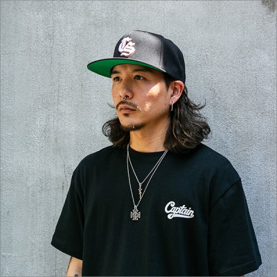 画像2: CAPTAIN STREET Old CS スナップバックキャップ GRAY/BLACK キャプテンストリート