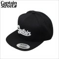 CAPTAIN STREET Can スナップバックキャップ BLACK キャプテンストリート