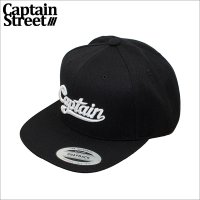 CAPTAIN STREET Can スナップバックキャップ BLACK キャプテンストリート