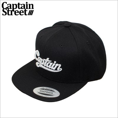 画像1: CAPTAIN STREET Can スナップバックキャップ BLACK キャプテンストリート