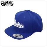 CAPTAIN STREET Can スナップバックキャップ BLUE キャプテンストリート