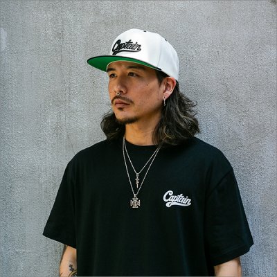 画像2: CAPTAIN STREET Can スナップバックキャップ BLACK/WHITE キャプテンストリート