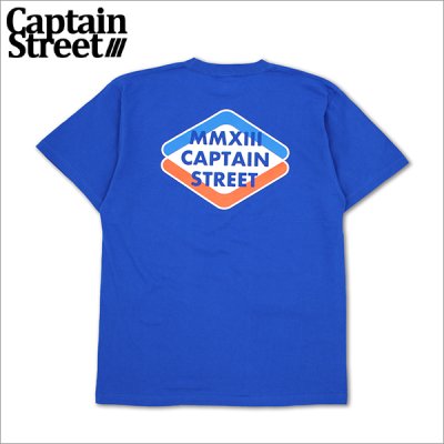 画像1: CAPTAIN STREET Rhombus Tシャツ BLUE キャプテンストリート