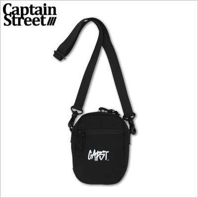 画像1: CAPTAIN STREET CAPST Logo Pouch BLACK キャプテンストリート