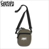 CAPTAIN STREET CAPST Logo Pouch MOSS GRAYキャプテンストリート
