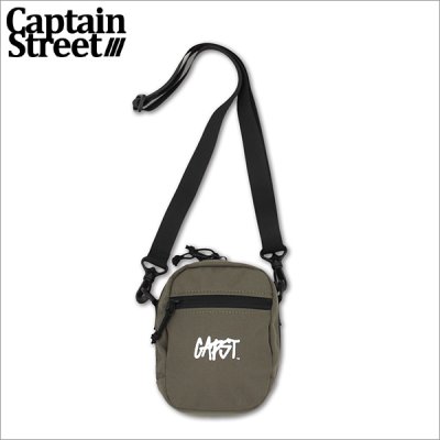 画像1: CAPTAIN STREET CAPST Logo Pouch MOSS GRAYキャプテンストリート