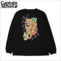 CAPTAIN STREET JST L/S Tシャツ BLACK キャプテンストリート