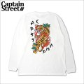 CAPTAIN STREET JST L/S Tシャツ WHITE キャプテンストリート