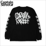 CAPTAIN STREET Tag L/S Tシャツ BLACK キャプテンストリート