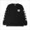 画像2: CAPTAIN STREET Tag L/S Tシャツ BLACK キャプテンストリート (2)