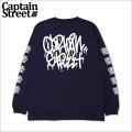 CAPTAIN STREET Tag L/S Tシャツ NAVY キャプテンストリート