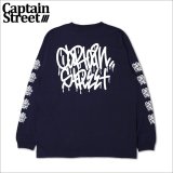 CAPTAIN STREET Tag L/S Tシャツ NAVY キャプテンストリート