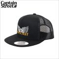 CAPTAIN STREET Eagle メッシュキャップ BLACK キャプテンストリート