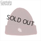 CAPTAIN STREET Classic CS ニットキャップ BURGUNDY キャプテンストリート