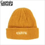 CAPTAIN STREET CSMFG ニットキャップ MUSTARDキャプテンストリート