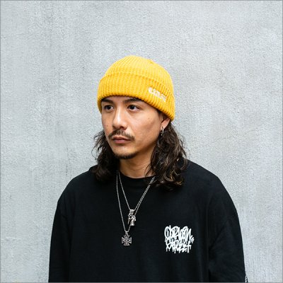 画像2: CAPTAIN STREET CSMFG ニットキャップ MUSTARDキャプテンストリート