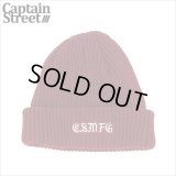 CAPTAIN STREET CSMFG ニットキャップ BURGUNDY キャプテンストリート