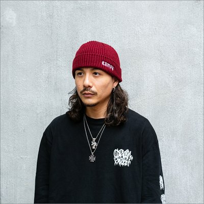 画像2: CAPTAIN STREET CSMFG ニットキャップ BURGUNDY キャプテンストリート