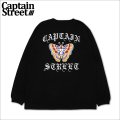 CAPTAIN STREET Butterfly L/S Tシャツ BLACK キャプテンストリート