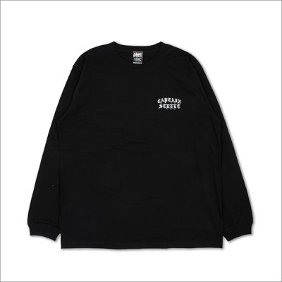 画像2: CAPTAIN STREET Butterfly L/S Tシャツ BLACK キャプテンストリート
