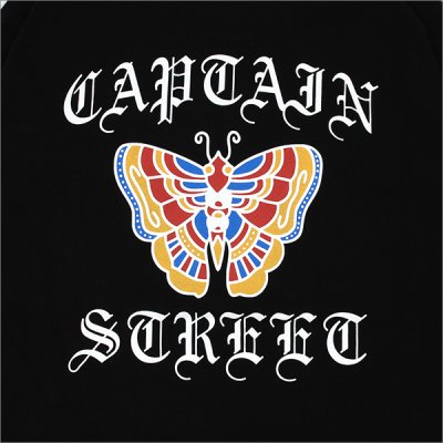 画像5: CAPTAIN STREET Butterfly L/S Tシャツ BLACK キャプテンストリート