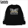 CAPTAIN STREET Eagle L/S Tシャツ BLACK キャプテンストリート
