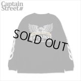 CAPTAIN STREET Eagle L/S Tシャツ BLACK キャプテンストリート
