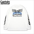 CAPTAIN STREET Eagle L/S Tシャツ WHITE キャプテンストリート