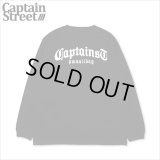 CAPTAIN STREET CRN Logo L/S Tシャツ BLACK キャプテンストリート