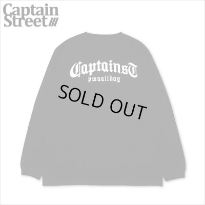 画像1: CAPTAIN STREET CRN Logo L/S Tシャツ BLACK キャプテンストリート