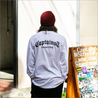 画像3: CAPTAIN STREET CRN Logo L/S Tシャツ WHITE キャプテンストリート