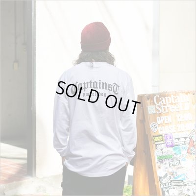 画像3: CAPTAIN STREET CRN Logo L/S Tシャツ WHITE キャプテンストリート